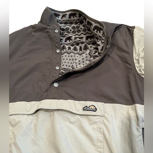Chubbies Men’s Reversible Fleece Jacket - Picture 8 of 12